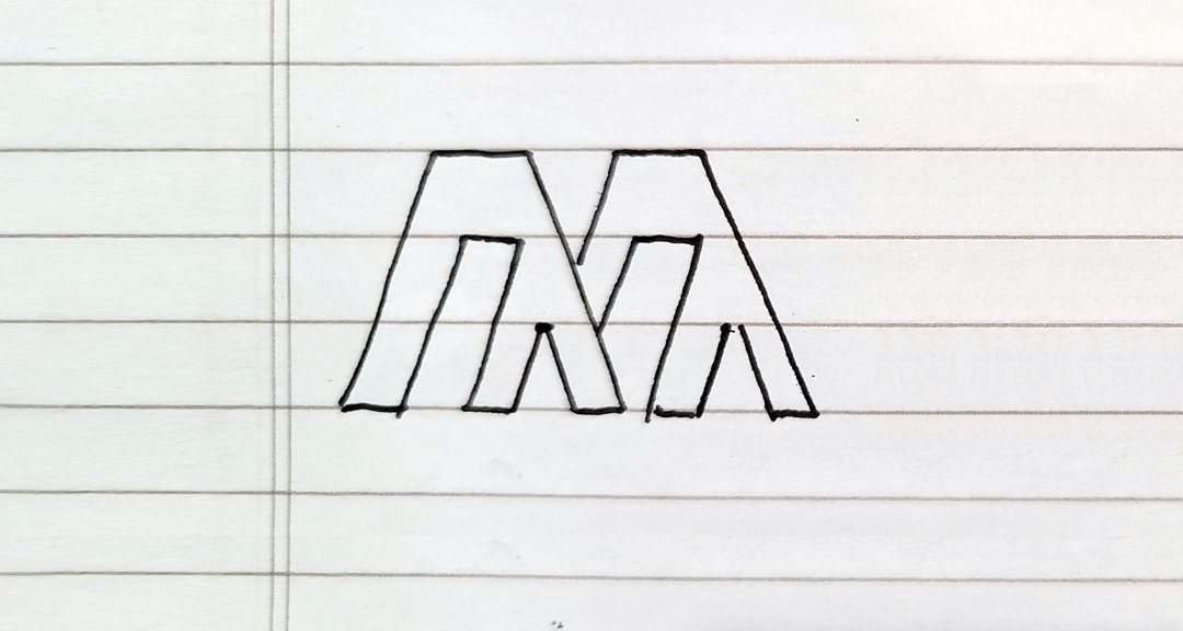 Board Game Creators AaAa Studios Original Logo Sketch